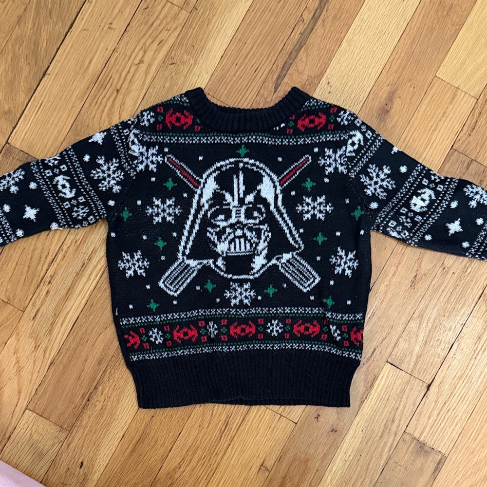 Black Star Wars Sweater